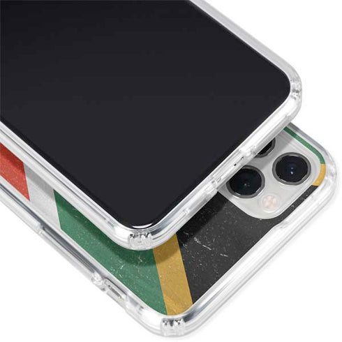South Africa Flag Distressed iPhone 11 Pro Clear Case